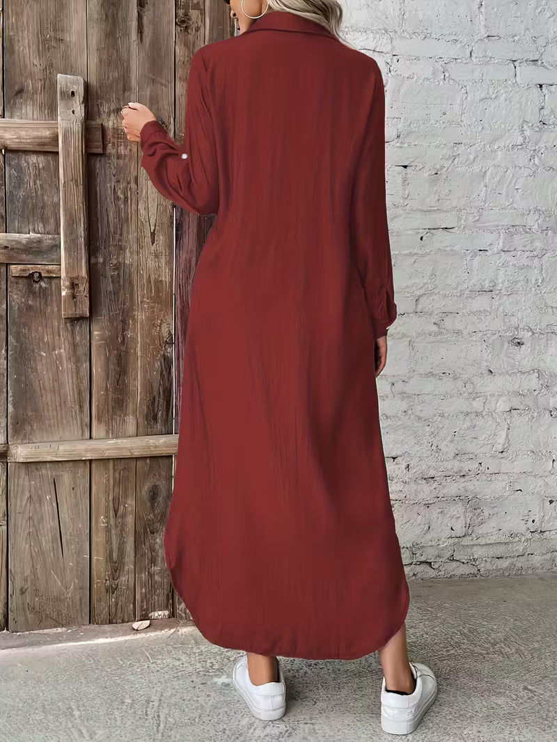 Bellavita™ | Vestido Largo – Look Minimalista con Encanto Europeo y Tejido Premium