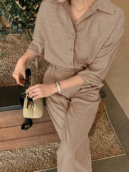 Velluto™ | Set 2x1 – Elegancia Natural con Corte Relajado y Tejido Premium